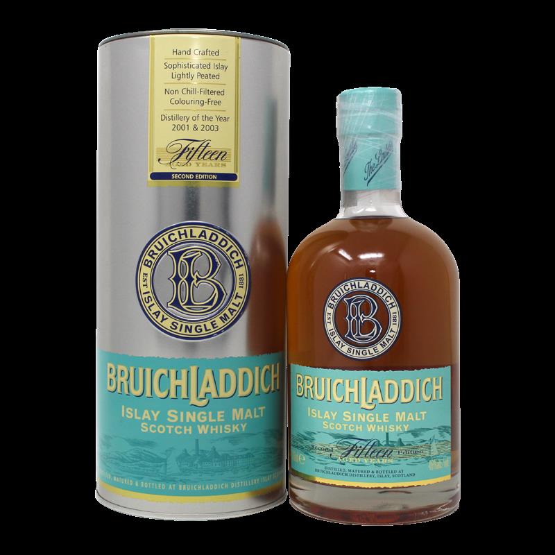 Bruichladdich 15 Years Old Second Edition Single Malt Scotch Whisky 0,7L