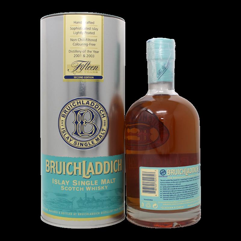 Bruichladdich 15 Years Old Second Edition Single Malt Scotch Whisky 0,7L