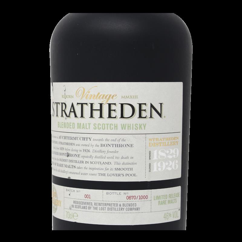 Stratheden Batch No.1 Blended Malt Scotch Whisky Limited Release 0,7L