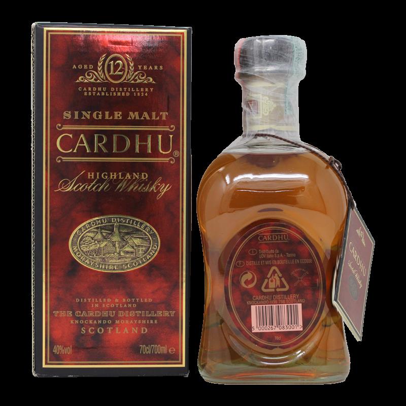 Cardhu 12 Years Single Malt Scotch Whisky Old Label 0,7L