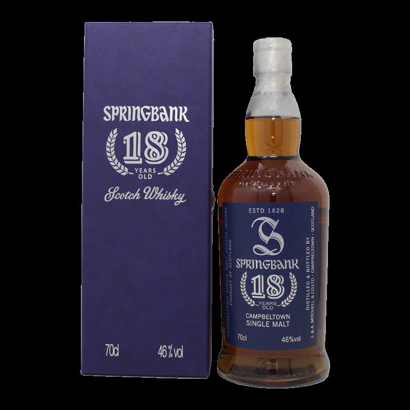 Springbank 18 Years Old First Batch Campbeltown Single Malt Whisky 0,7L