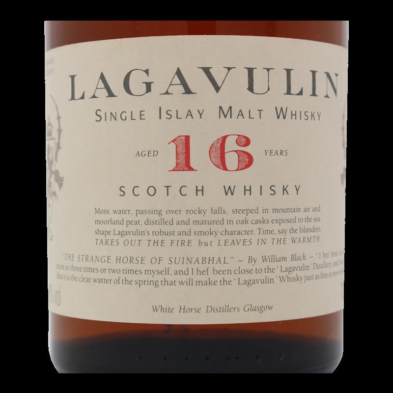 Lagavulin 16 Years Old White Horse Bottling 1,0L