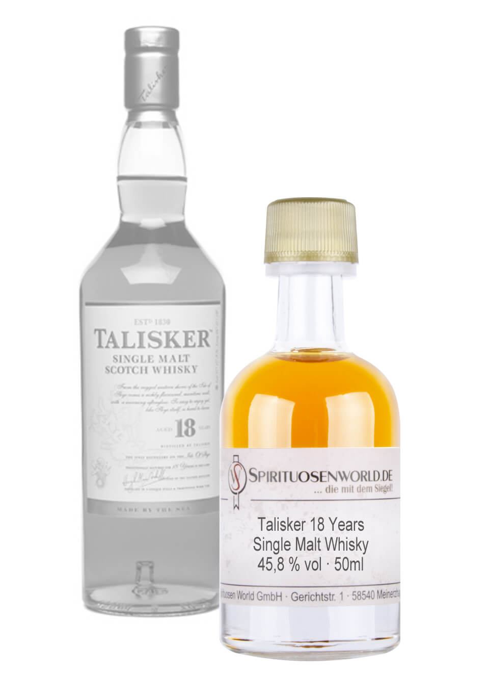 Talisker 18 Jahre Whisky Tastingminiatur 0,05 L