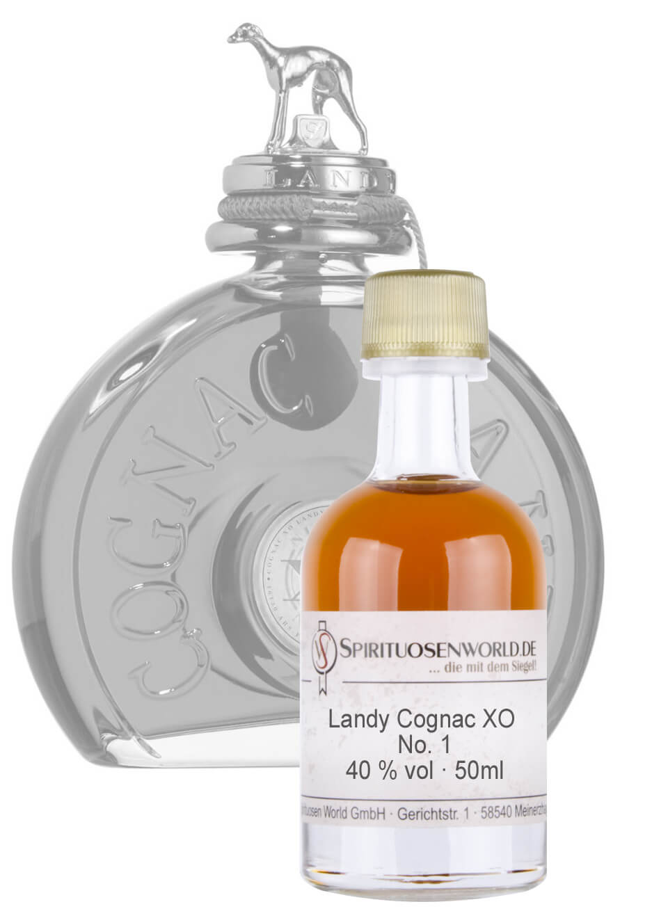 Landy Cognac XO No. 1 Cognac Tastingminiatur 0,05 L