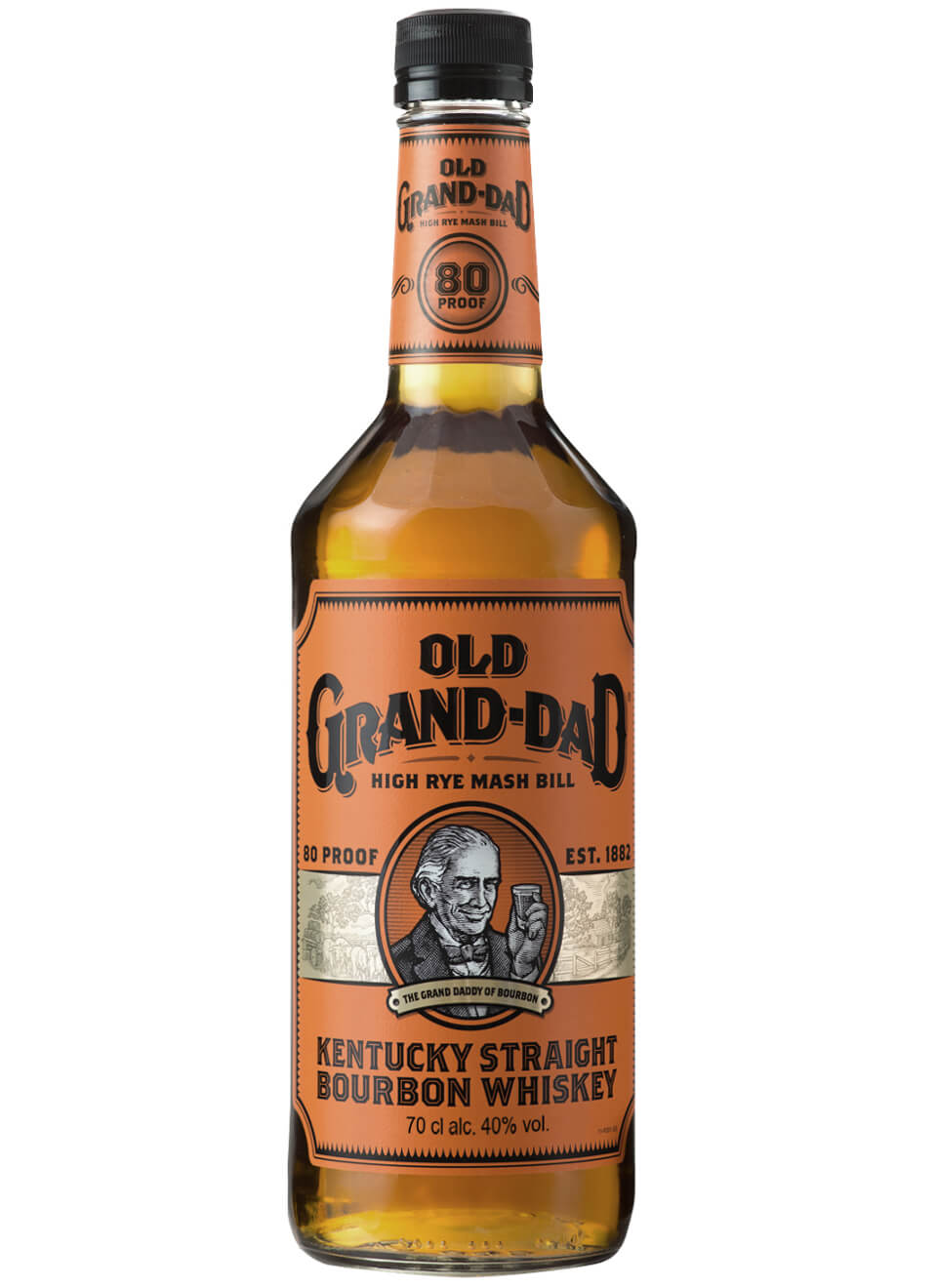 Old Grand Dad Kentucky Straight Bourbon Whiskey 0,7 L