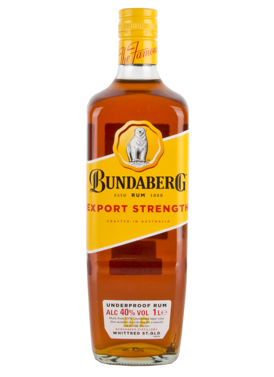 Bundaberg Export Strength Rum 1 L