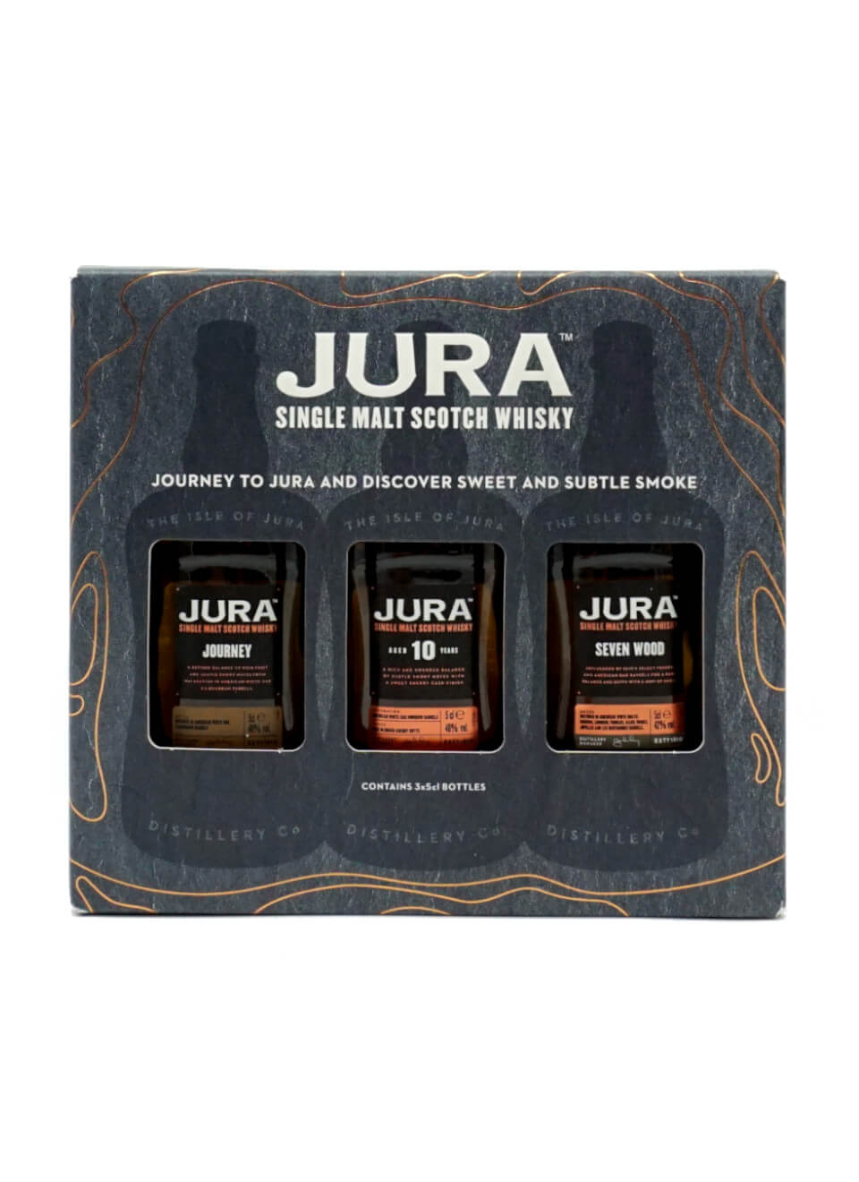 Jura Trilogy 3x5cl Single Malt Whisky Miniatur-Set 0,15 L