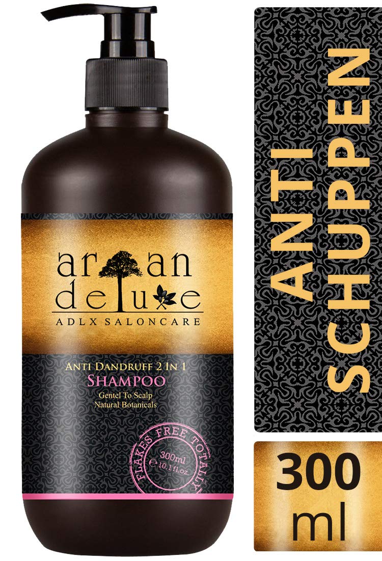 Argan Deluxe Anti-Schuppen Shampoo | Hilfe gegen Schuppen und juckende Kopfhaut