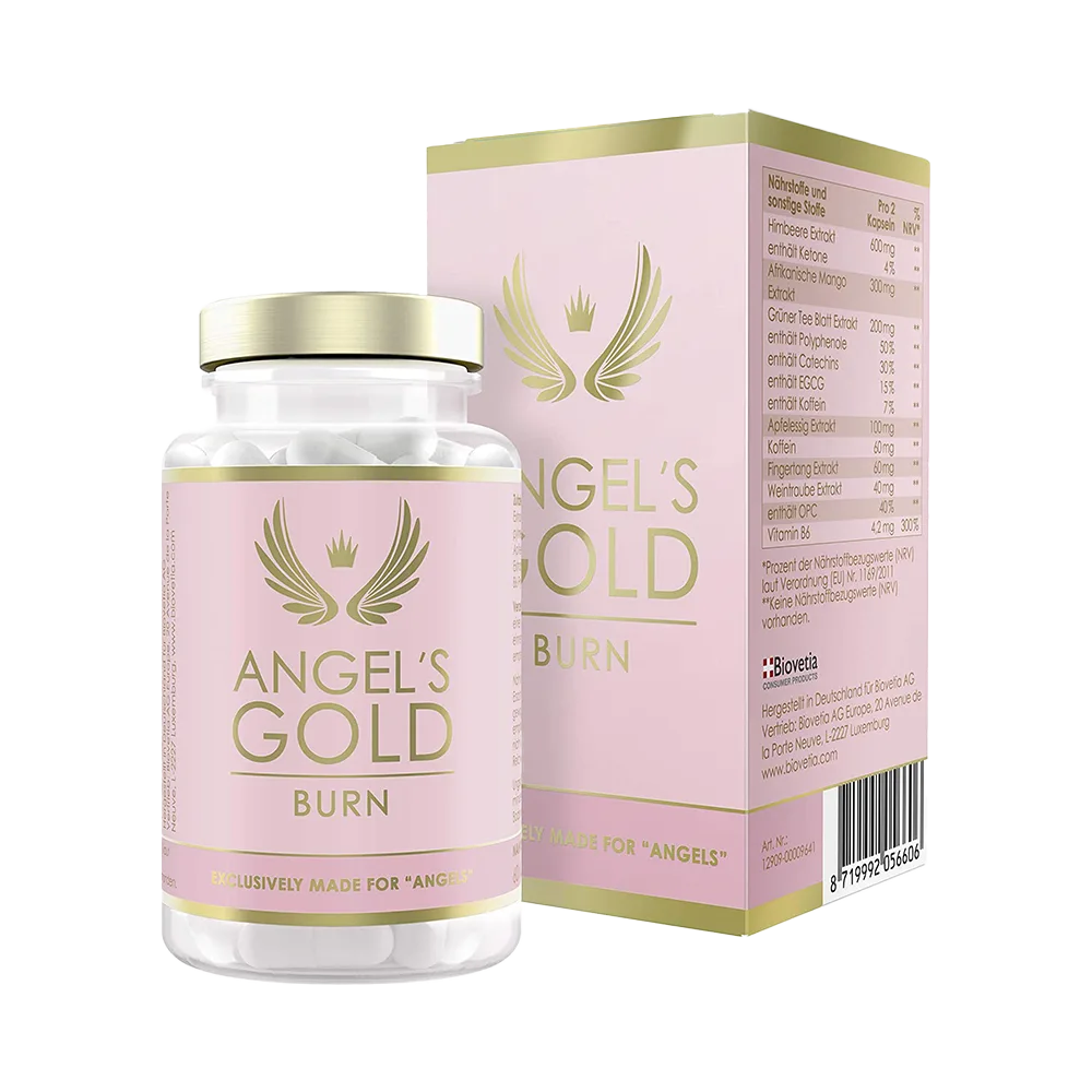 Angel&#39;s Gold™ Burn | Burner Kapseln für Frauen | schnelle exklusive Formel | natürliches Mittel