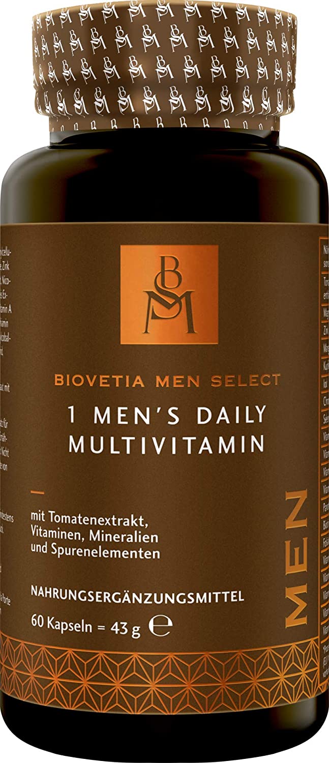 Men Select Everyday 1 Men&#39;s Multivitamin, Multivitamin und Multimineral nur 1x täglich, 60 Kapseln im 2-Monats Vorrat
