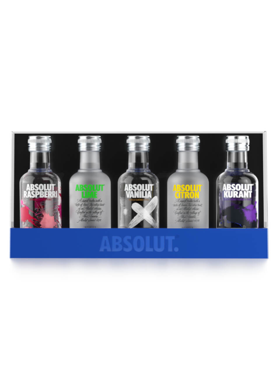 Absolut Vodka Five Miniaturen 0,25 L