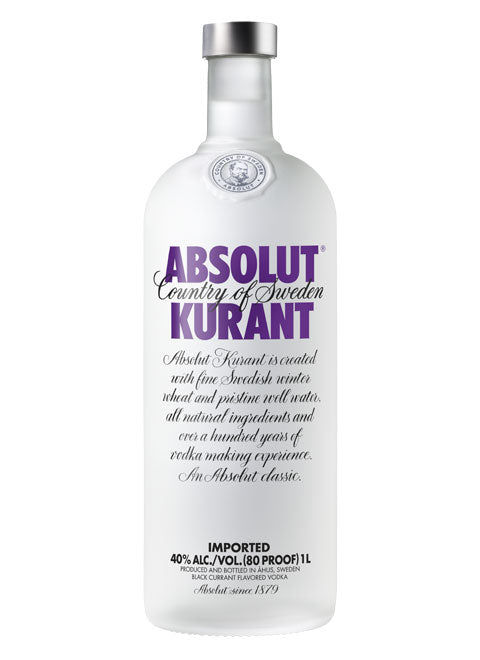 Absolut Vodka Kurant 1 L