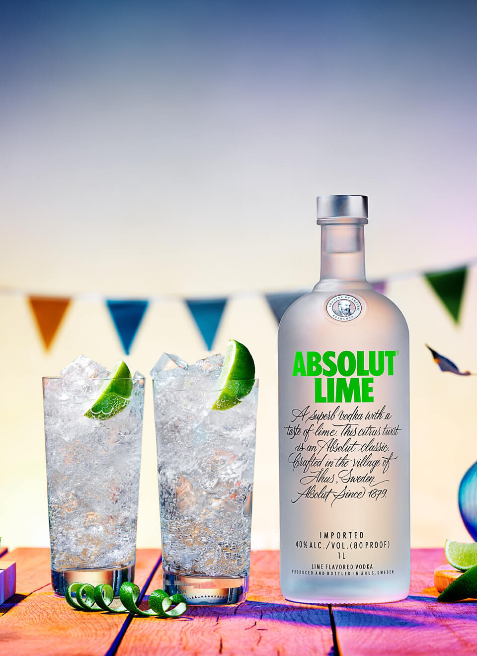 Absolut Vodka Lime 1 L