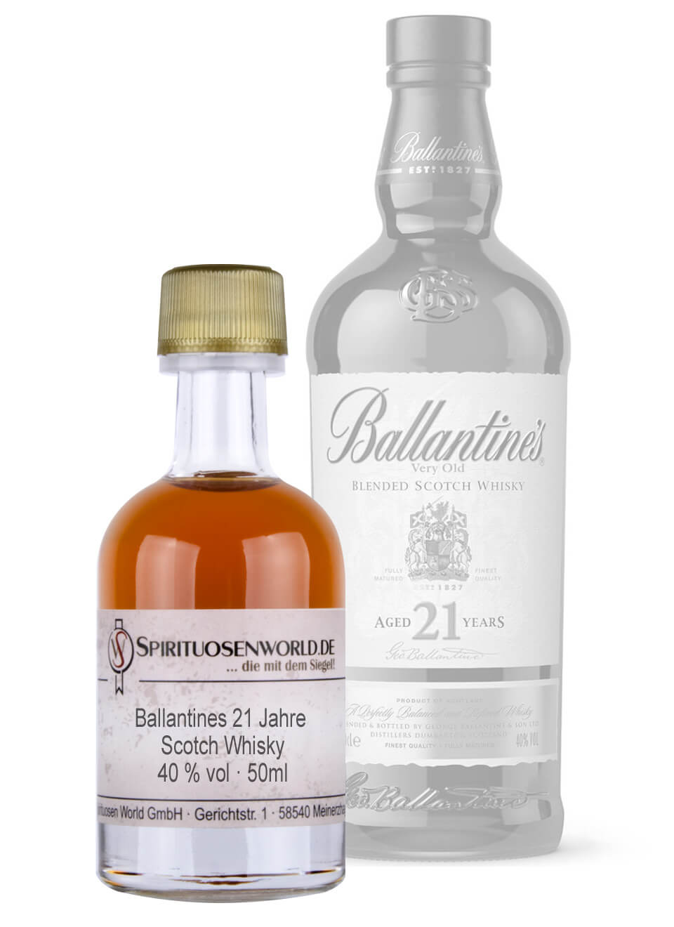 Ballantines 21 Jahre Scotch Whisky Tastingminiatur 0,05 L