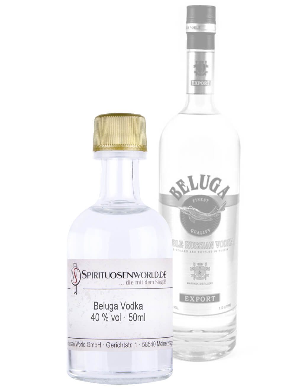 Beluga Vodka Tastingminiatur 0,05 L