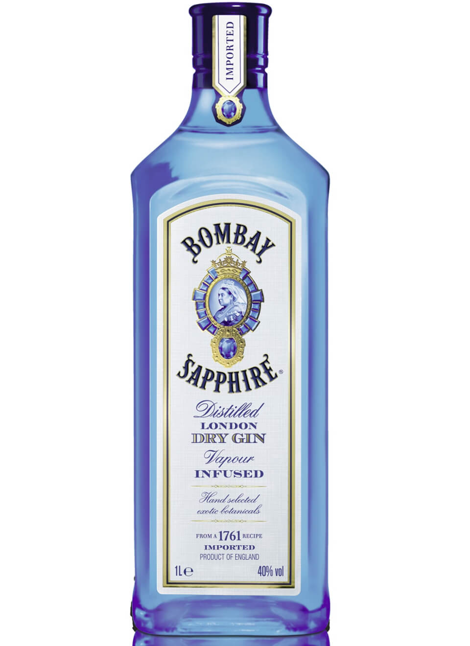 Bombay Sapphire London Dry Gin 40% 1 L