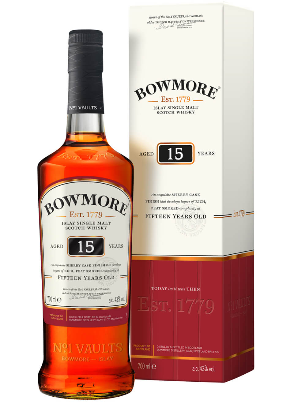 Bowmore 15 Years Islay Single Malt Scotch Whisky 0,7 L