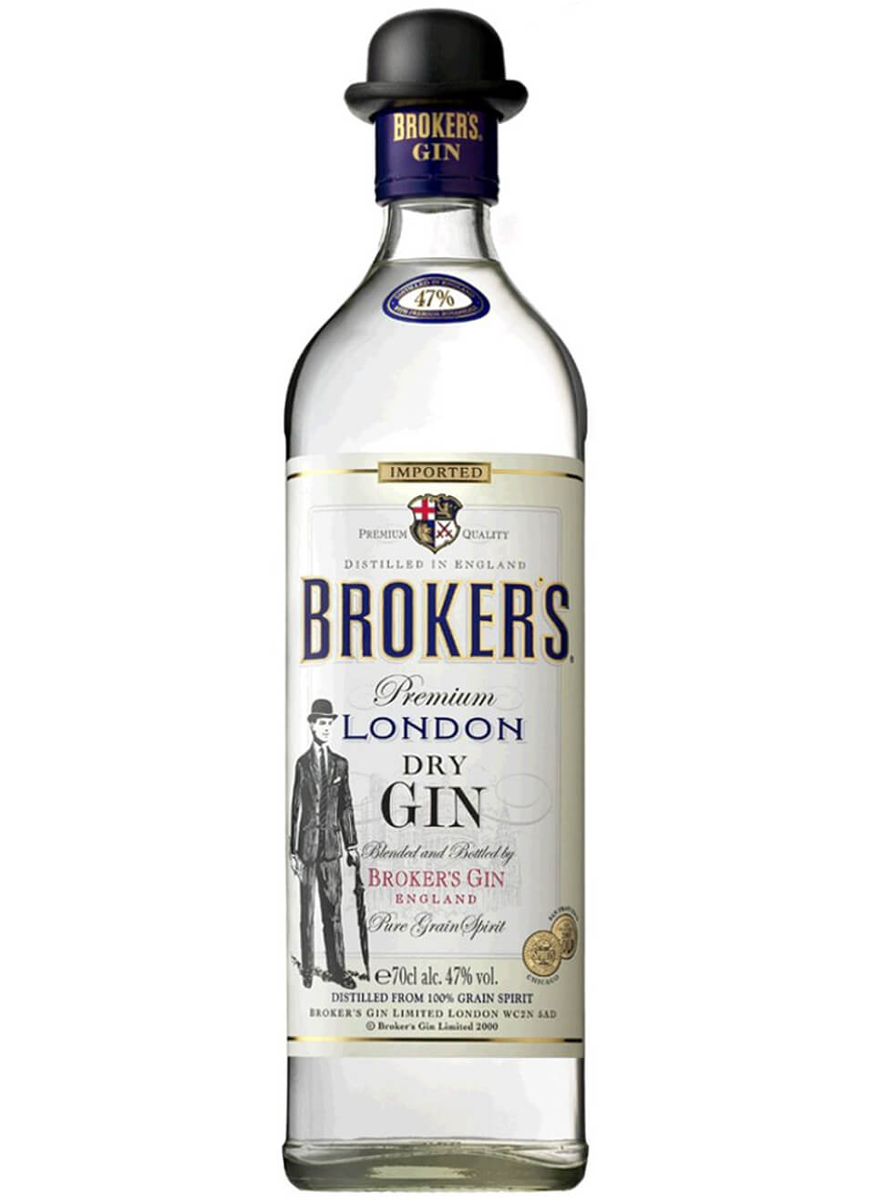 Brokers Premium Dry Gin 47% 0,7 L