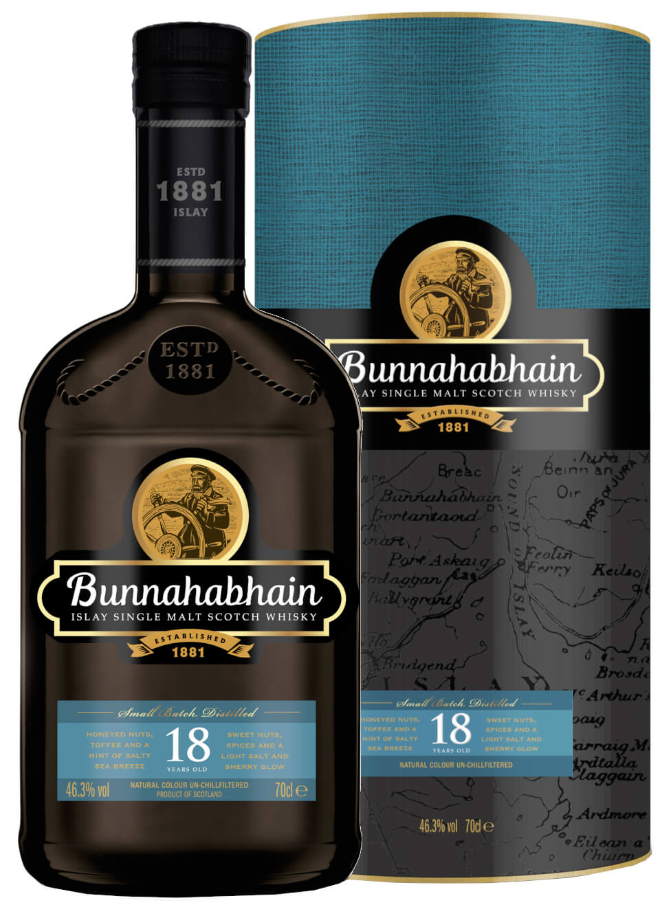 Bunnahabhain 18 Years Islay Single Malt Scotch Whisky 0,7 L