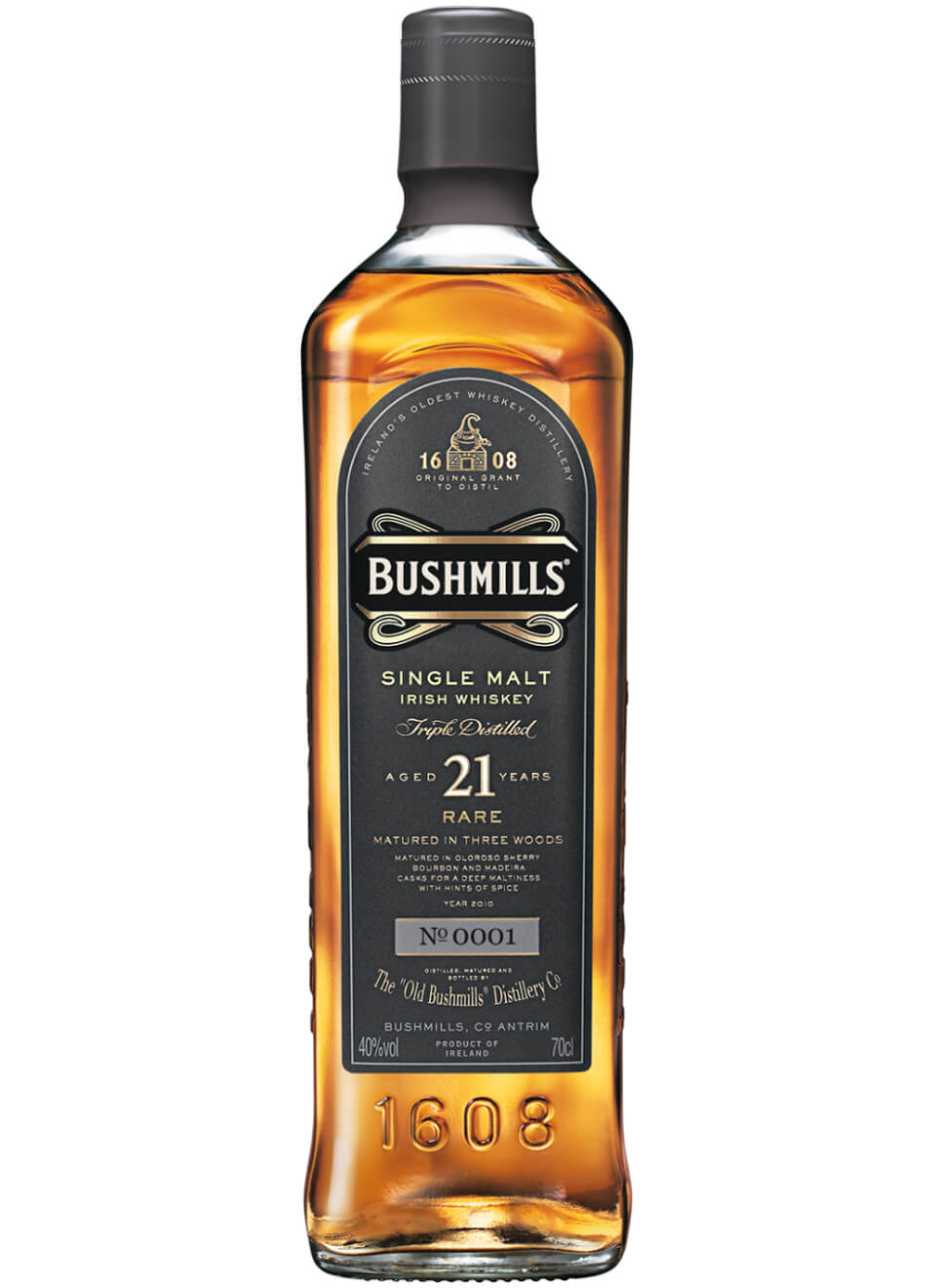 Bushmills Rare 21 Years Irish Whiskey 0,7 L