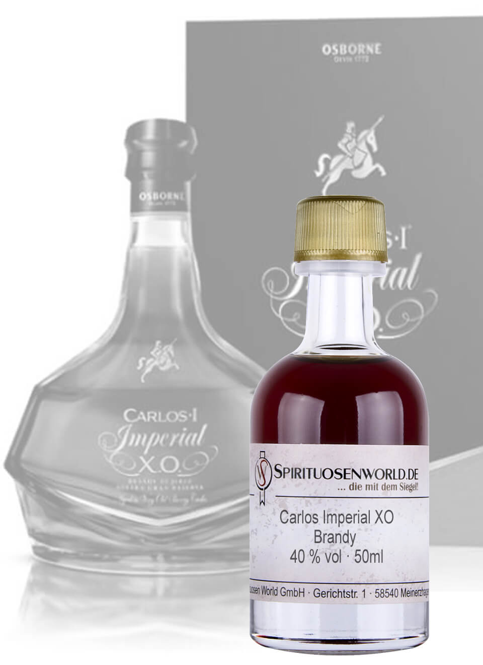 Carlos Imperial XO Brandy Tastingminiatur 0,05 L