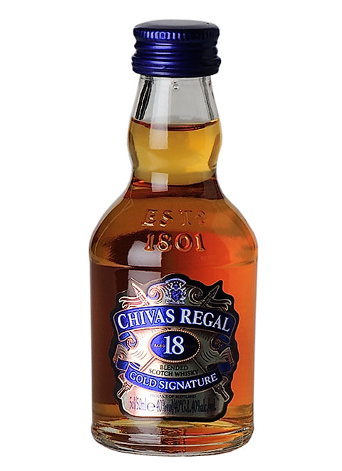 Chivas Regal 18 Years Scotch Whisky Miniatur 0,05 L