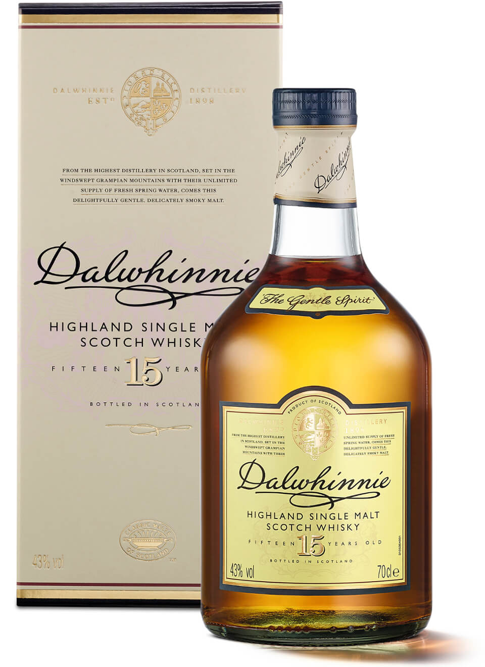 Dalwhinnie 15 Years Highland Single Malt Scotch Whisky 0,7 L