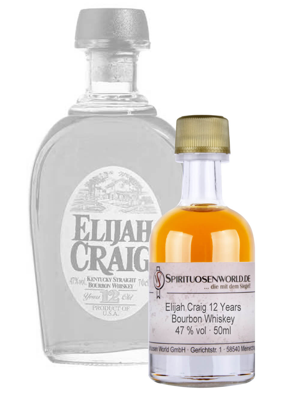 Elijah Craig Small Batch Whisky Tastingminiatur 0,05 L