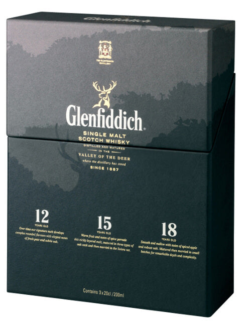 Glenfiddich MIX PACK Single Malt Scotch Whisky 0,6 L