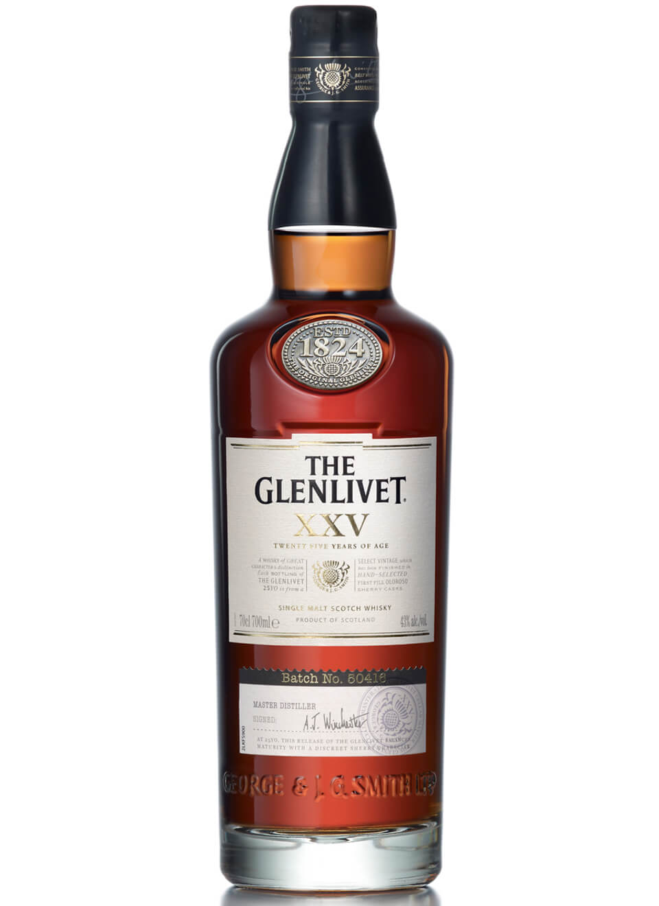 The Glenlivet 25 Years Single Malt Scotch Whisky 0,7 L