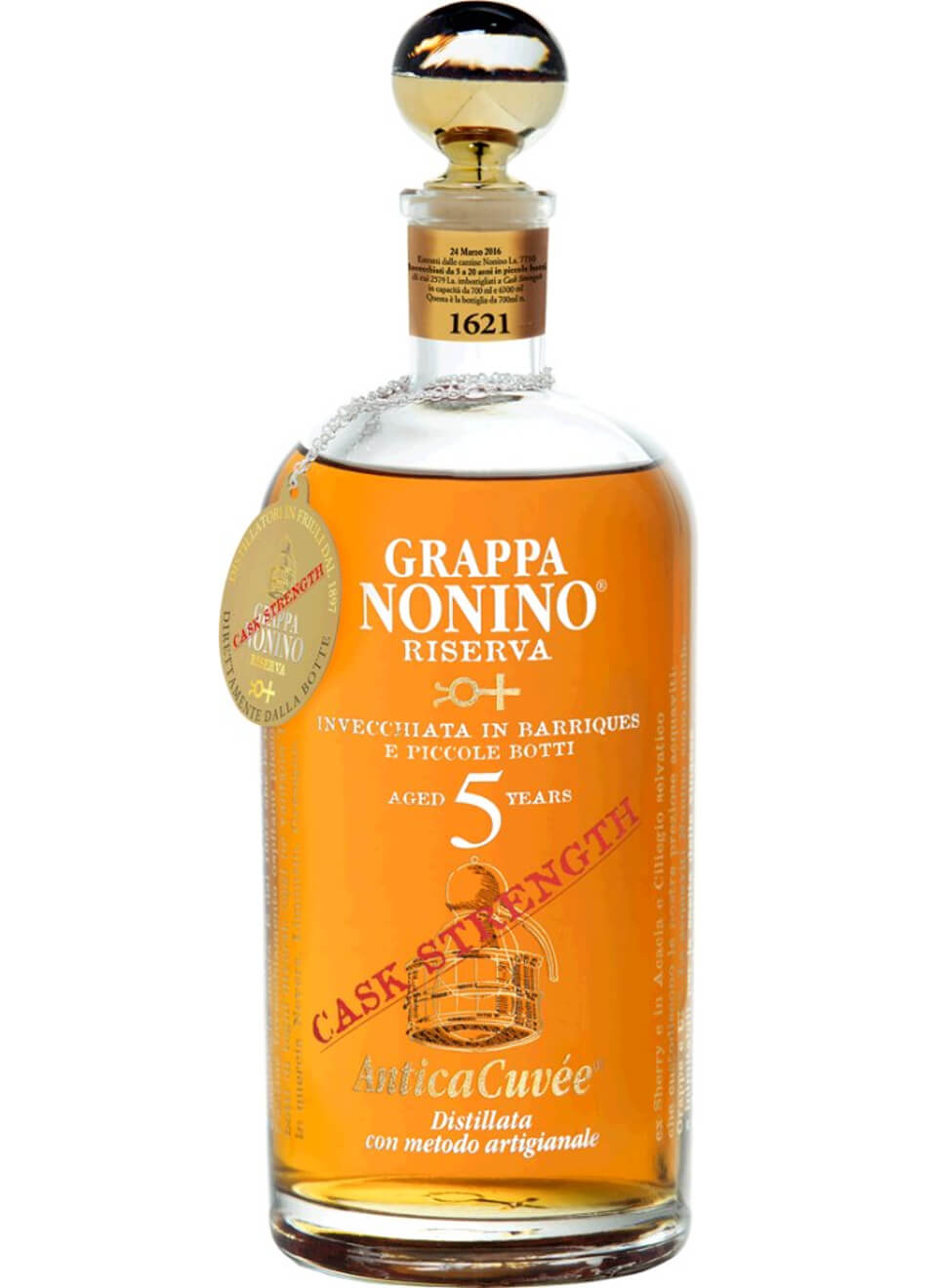 Grappa Nonino Antica Cuvée Cask Strength 0,7 L