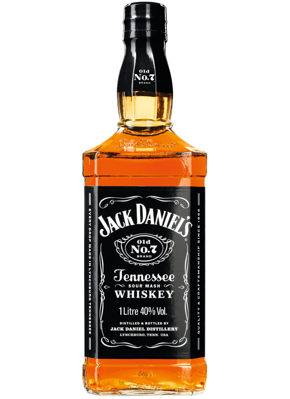 Jack Daniels Old No.7 Tennessee Whiskey 1 L