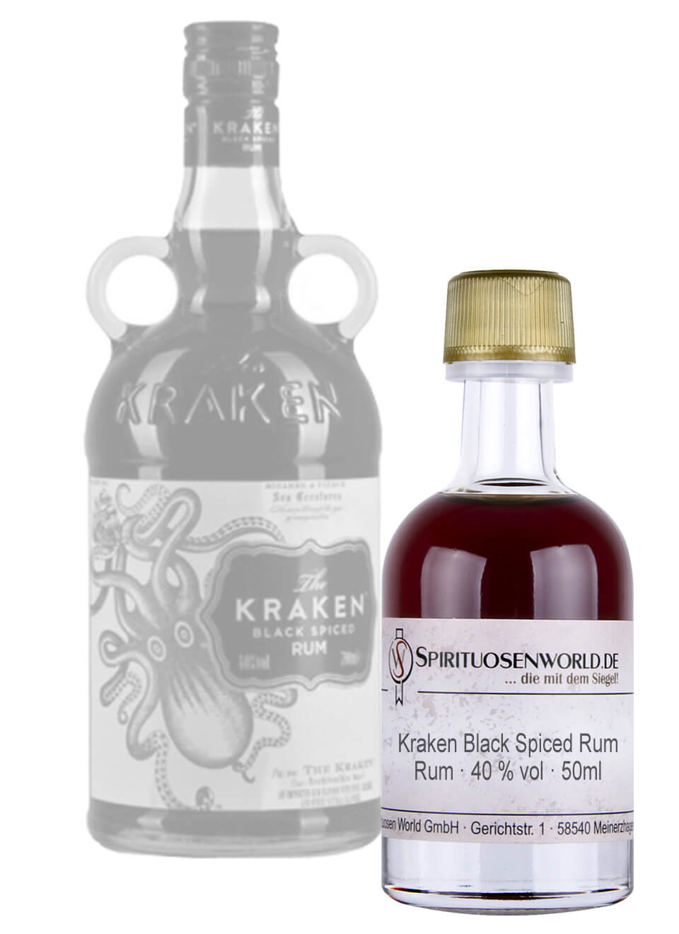 Kraken Black Spiced Rum Tastingminiatur 0,05 L