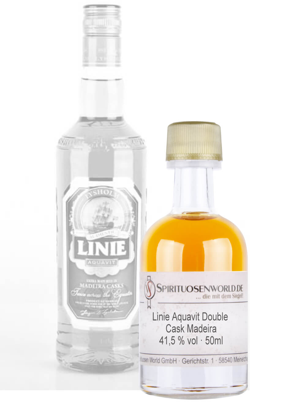 Linie Aquavit Double Cask Madeira Tastingminiatur 0,05 L