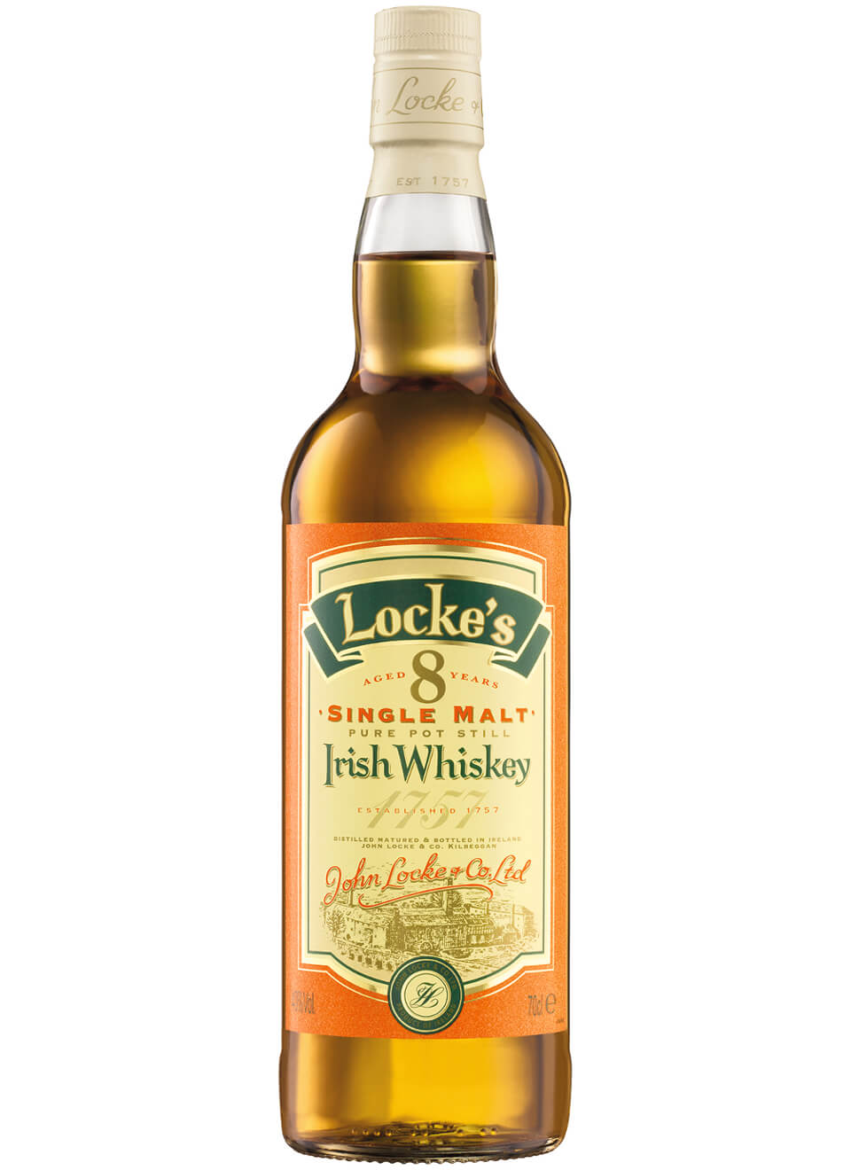 Lockes 8 Years Irish Whiskey 0,7 L