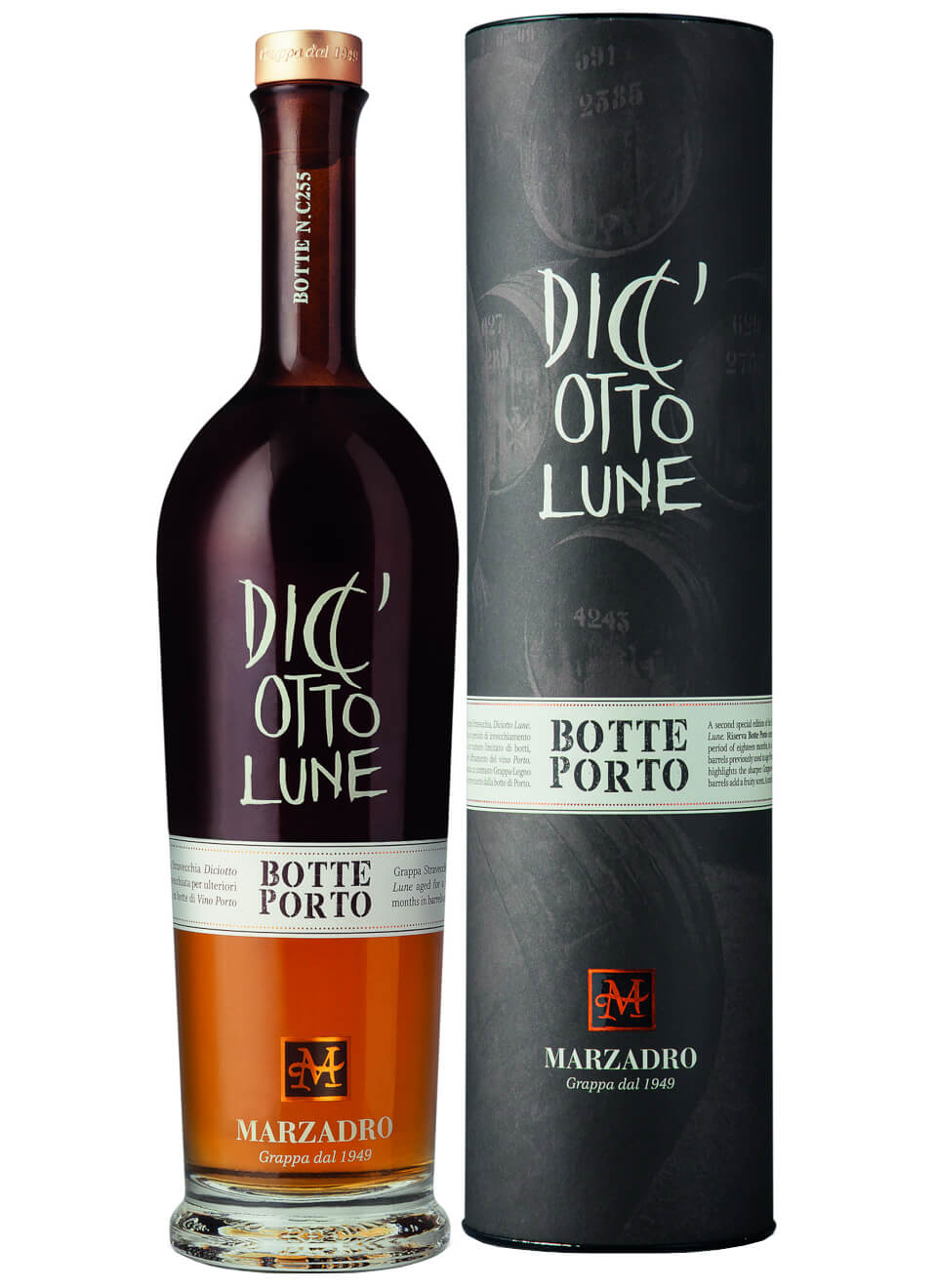 Marzadro Le Diciotto Lune Riserva Botte Porto Grappa 0,7 L