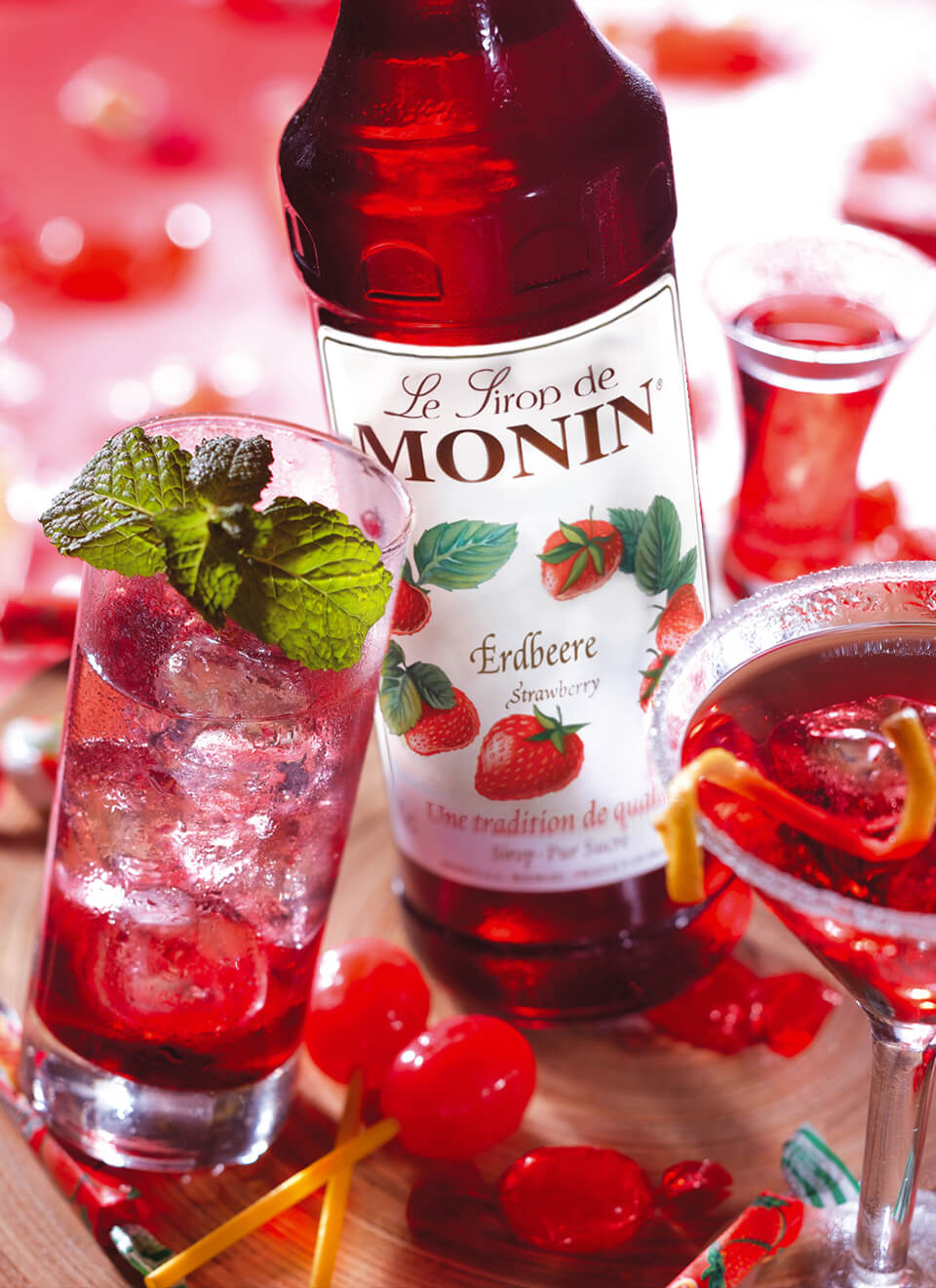 Monin Sirup Erdbeer 0,7 L