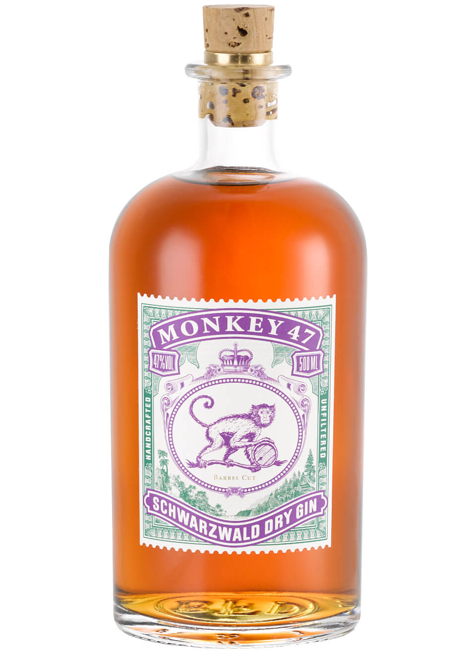 Monkey 47 Dry Gin Barrel Cut 0,5 L