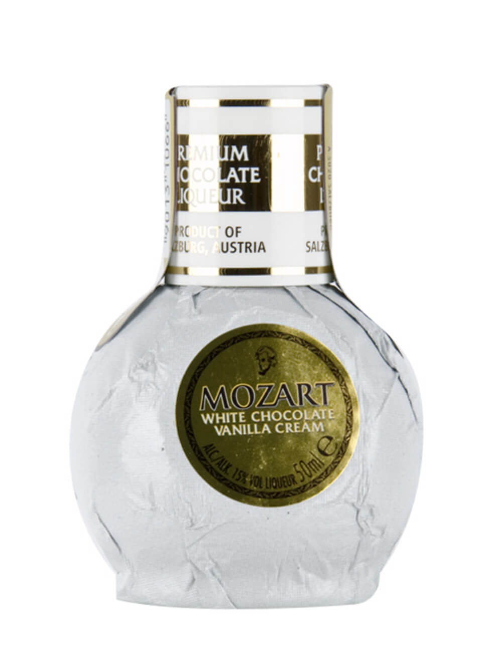 Mozart White Chocolate Vanilla Cream Likör Mini 0,05 L