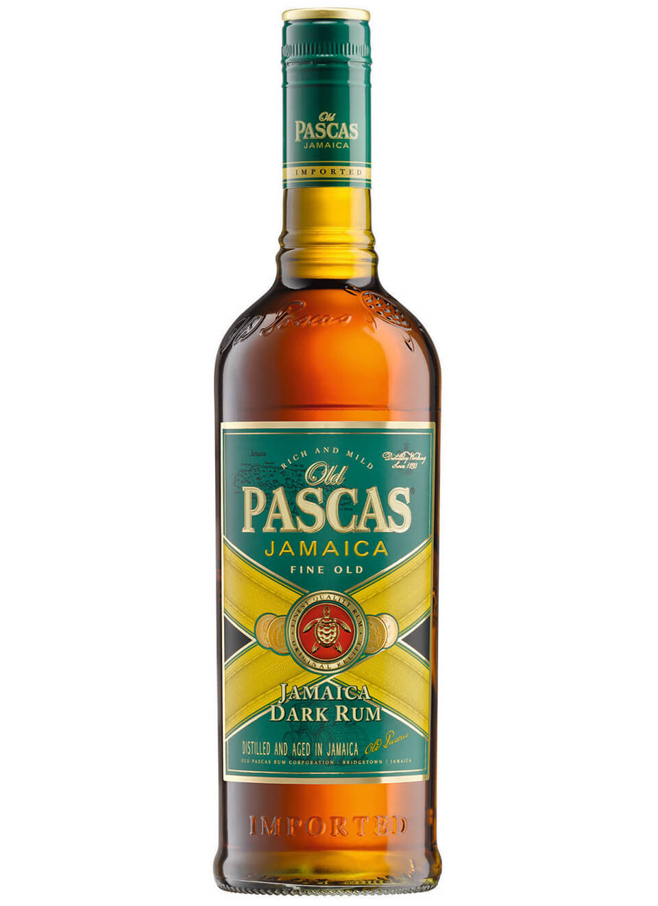 Old Pascas Jamaica Dark Rum 1 L