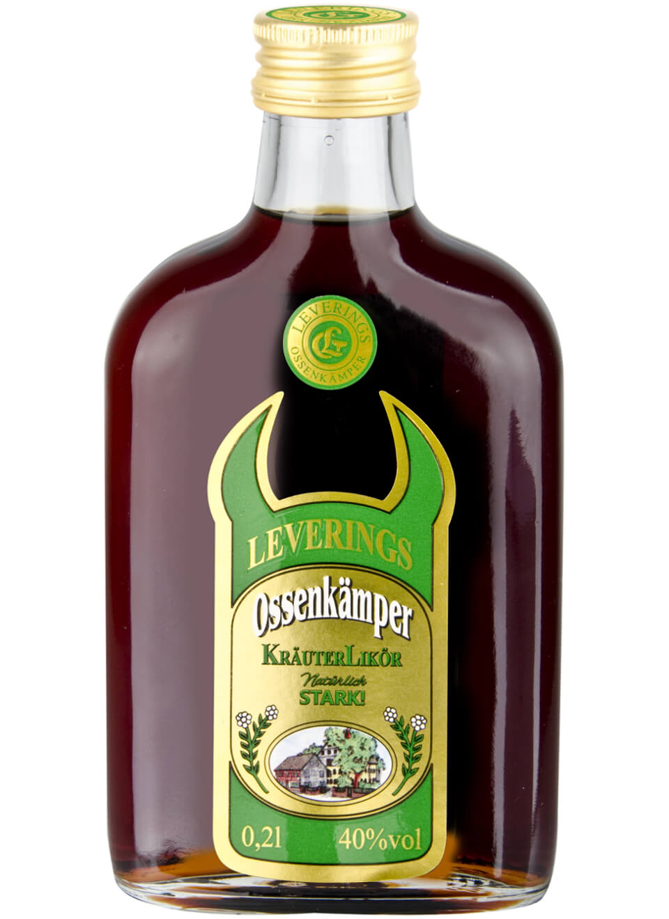 Ossenkämper Kräuterlikör Taschenflasche 0,2 L