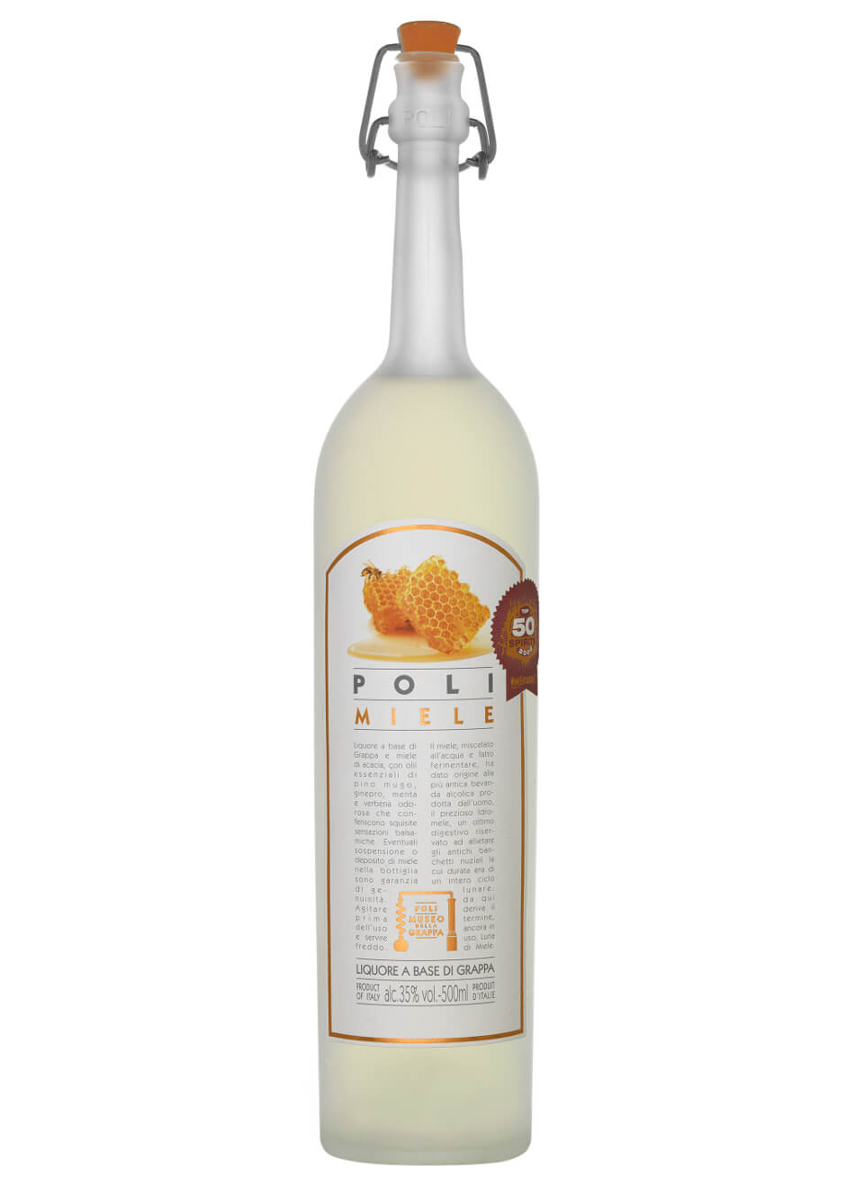 Poli Miele Honig Grappa 0,5 L