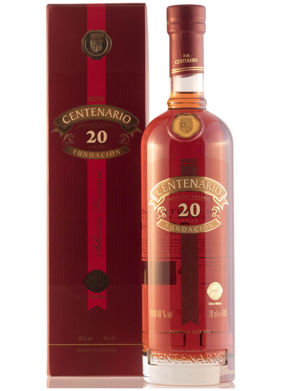 Ron Centenario 20 Solera Fundacion Rum 0,7 L