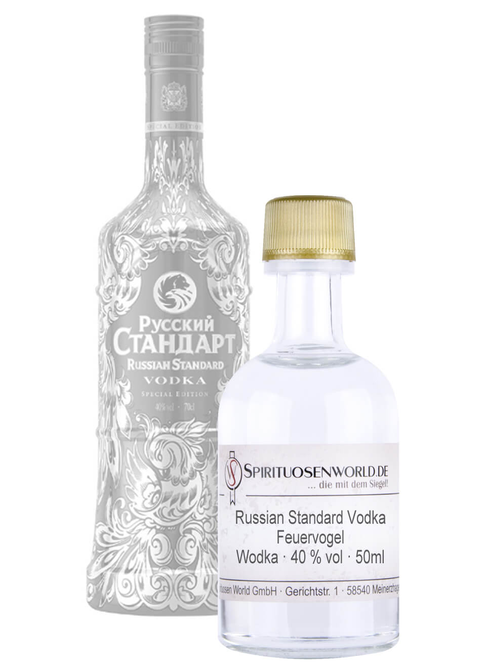 Russian Standard Vodka Feuervogel Tastingminiatur 0,05 L