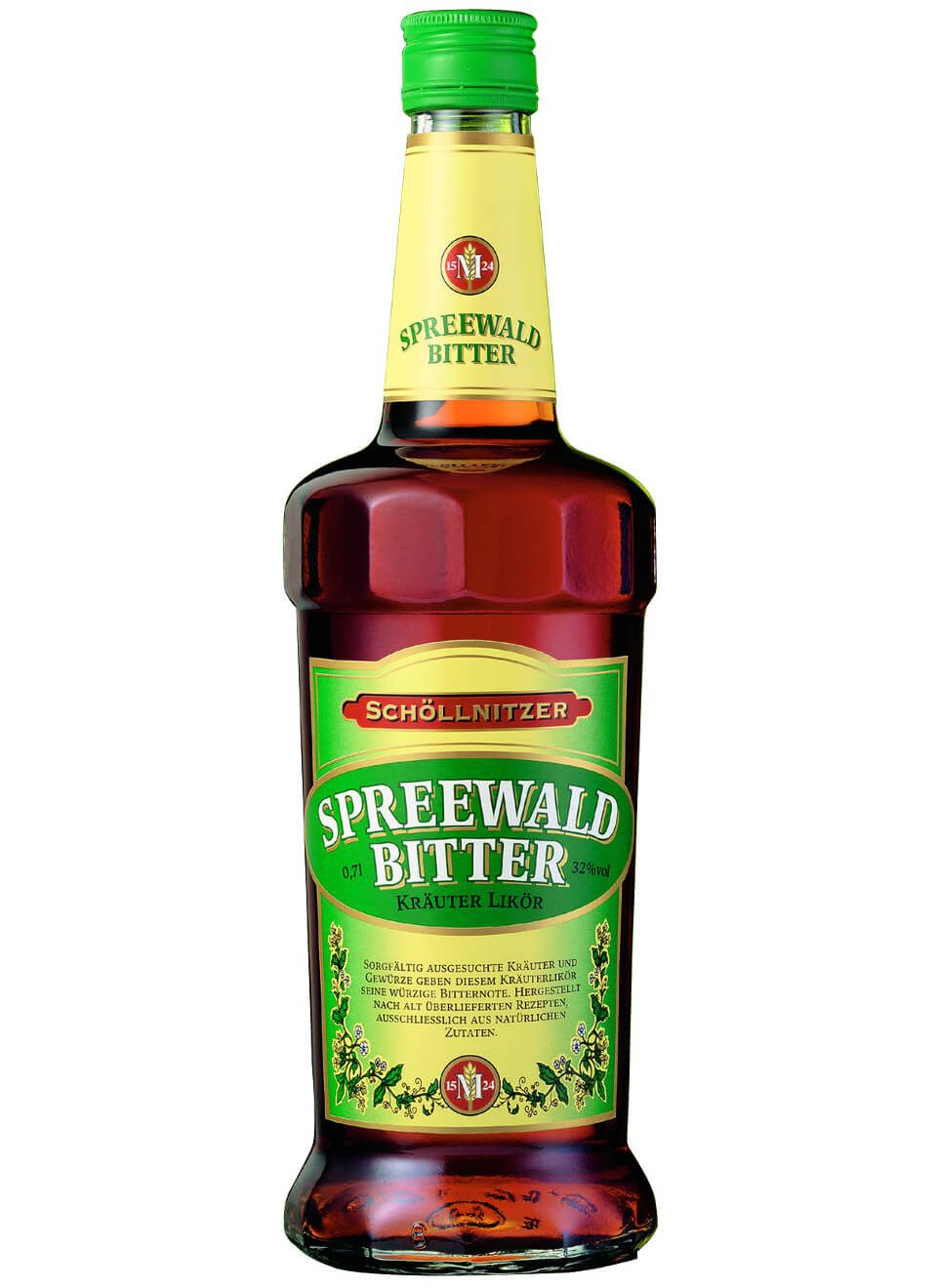 Schöllnitzer Spreewald Bitter Kräuterlikör 0,7 L