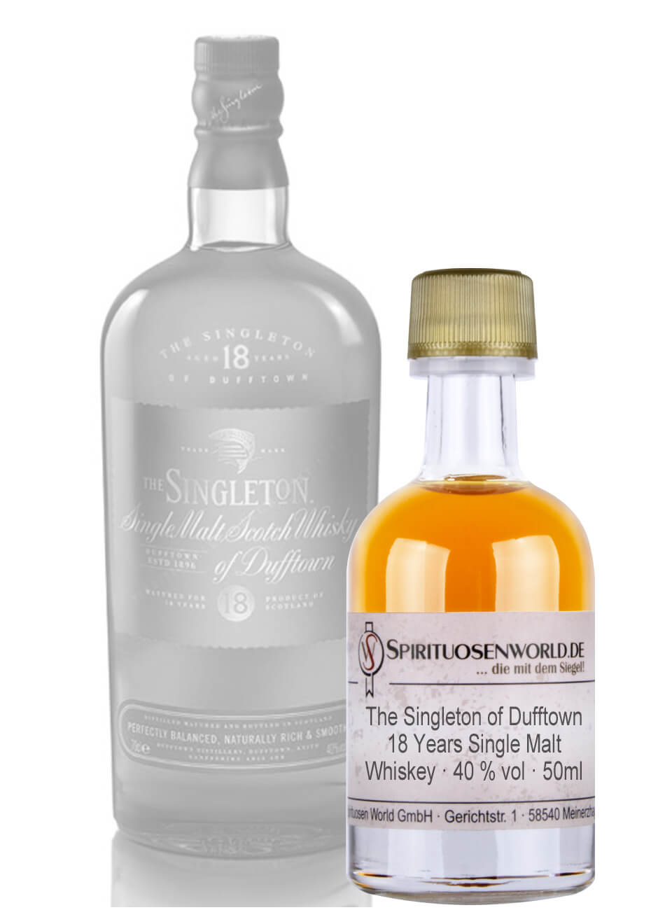 The Singleton of Dufftown 18 Jahre Tastingminiatur 0,05 L