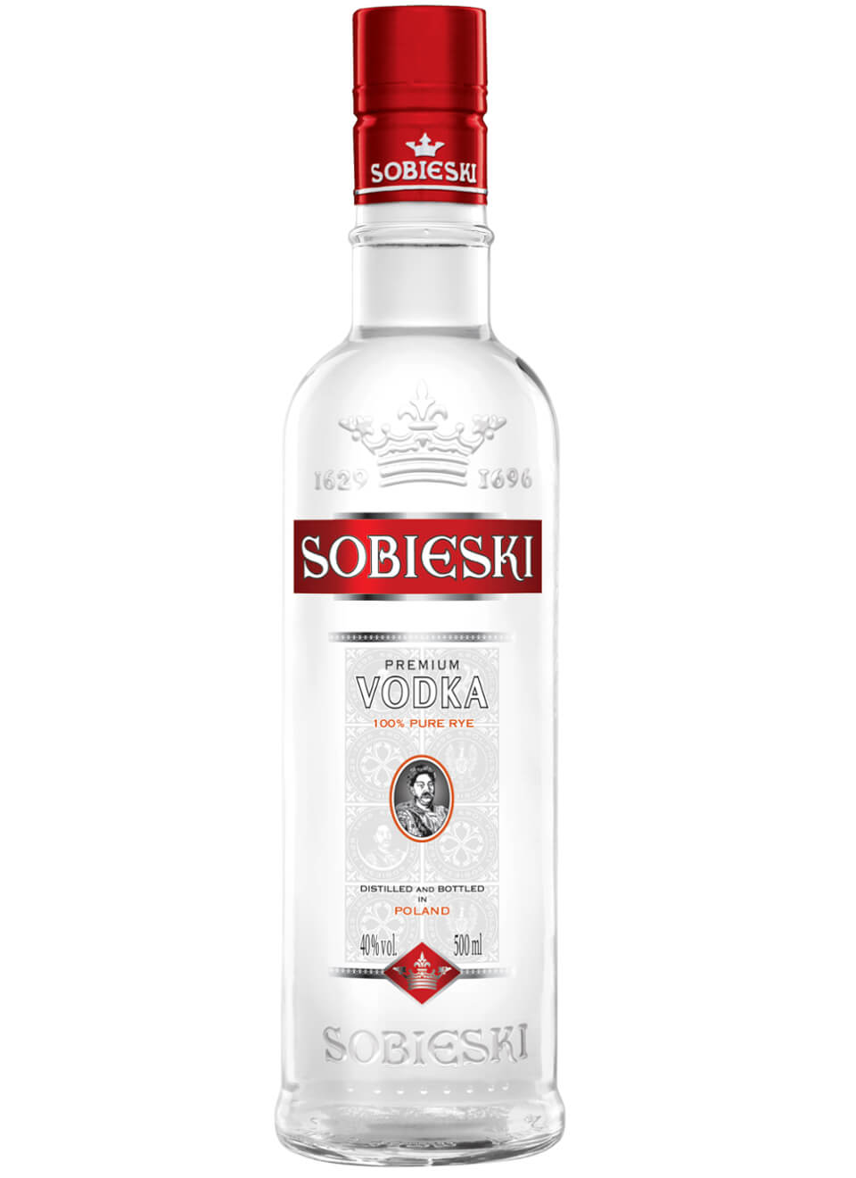 Sobieski Vodka Kleinflasche 0,5 L