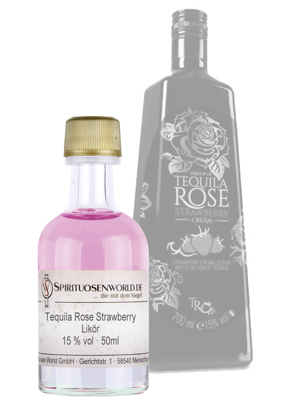 Tequila Rose Strawberry Likör Tastingminiatur 0,05 L