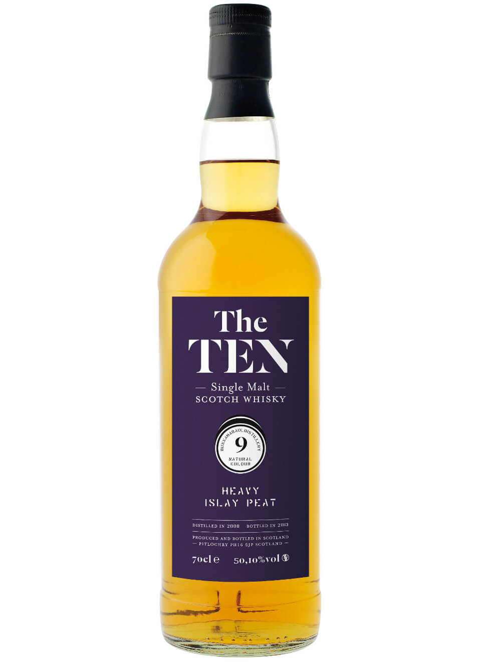 The Ten 9 Heavy Islay Peat Whisky 2008 0,7 L