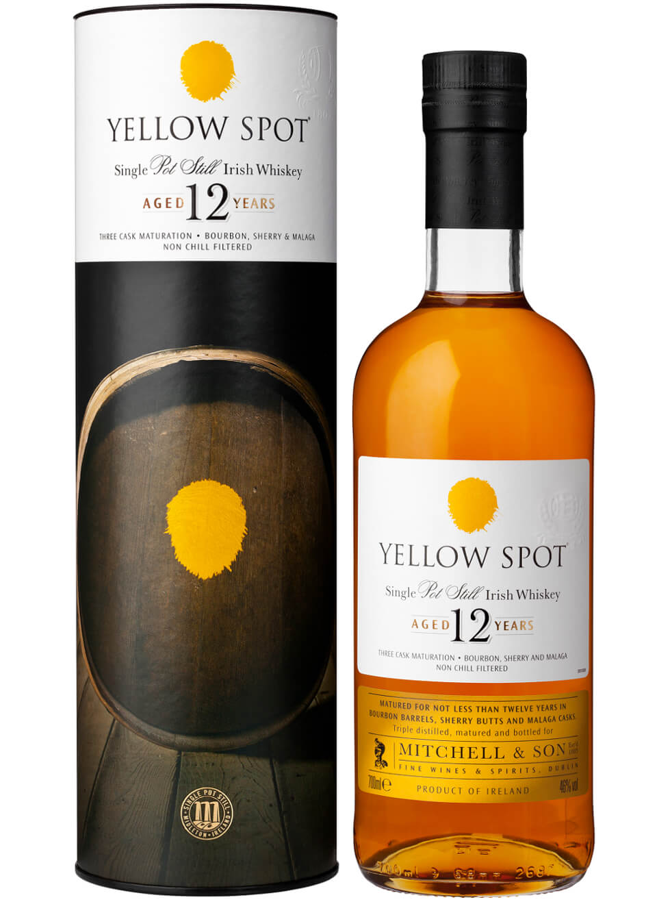 Yellow Spot 12 Jahre Irish Whiskey 0,7 L